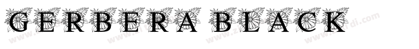 Gerbera Black字体转换